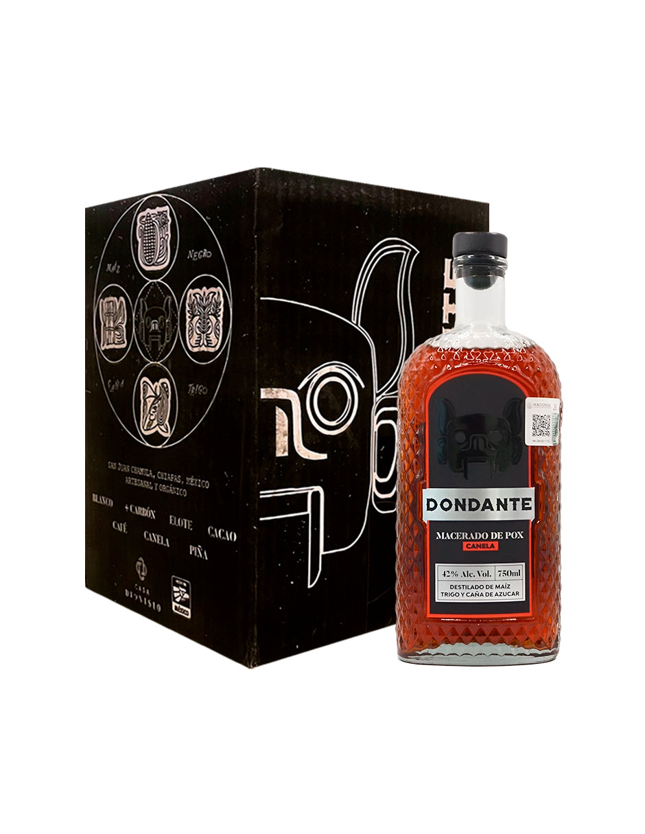Pack de 6 Pox DonDante macerado canela 750 ml 42º