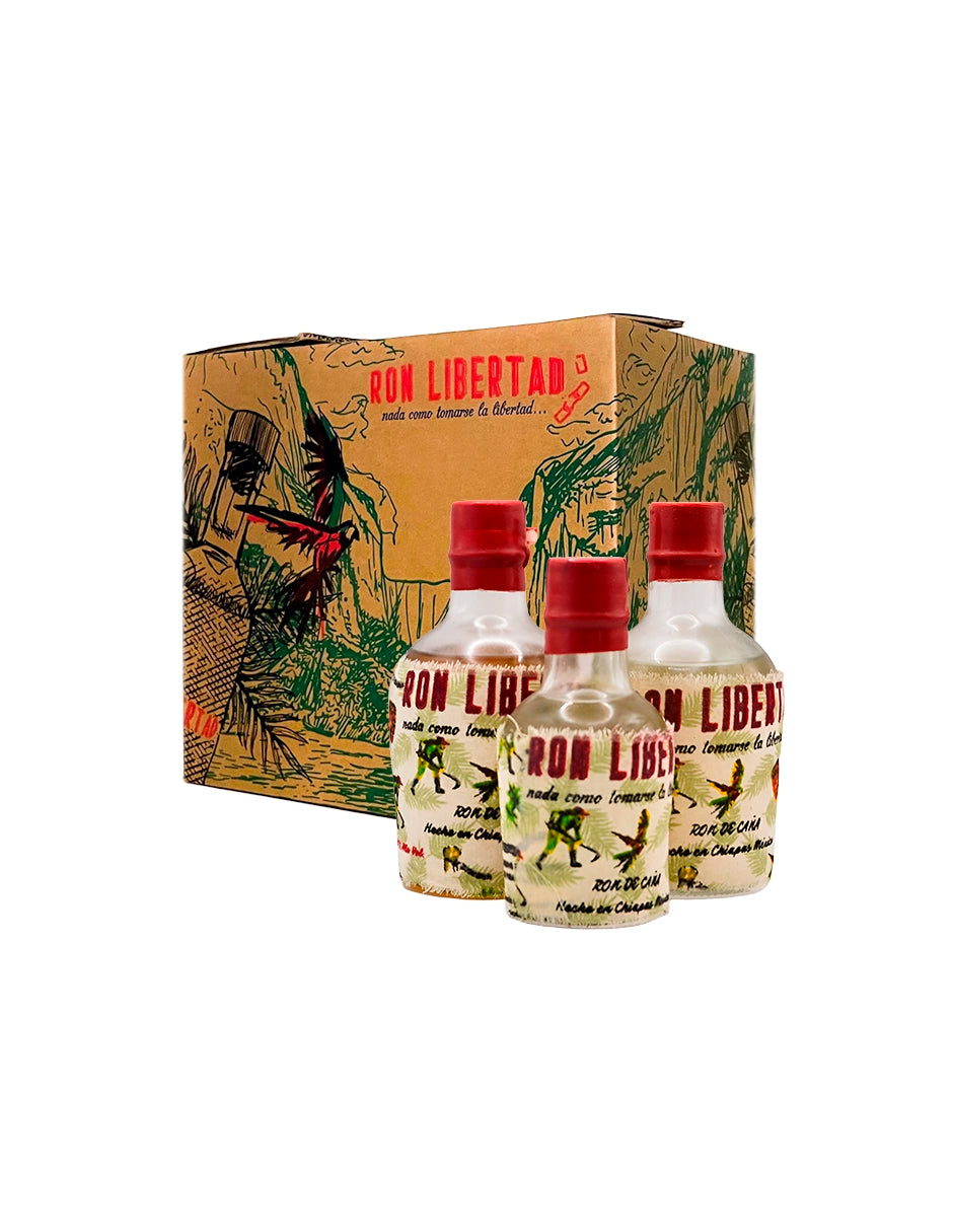 Pack de 24 Ron Libertad Blanco 44º