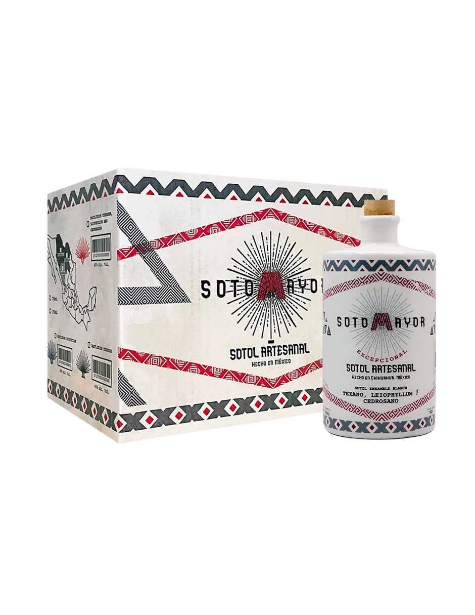 Pack de 6 Sotol Sotomayor Texanum Blanco 750ml 48º